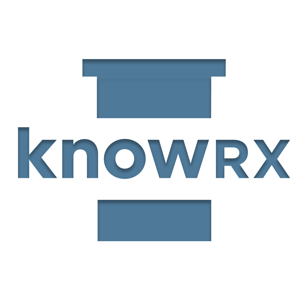 knowrx logo stacked